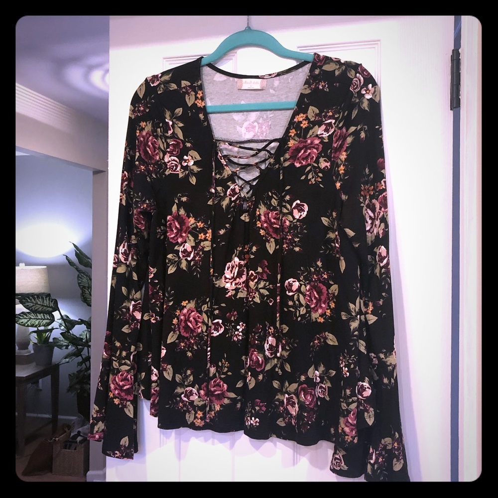 Altar’d State Bell Sleeve Shirt